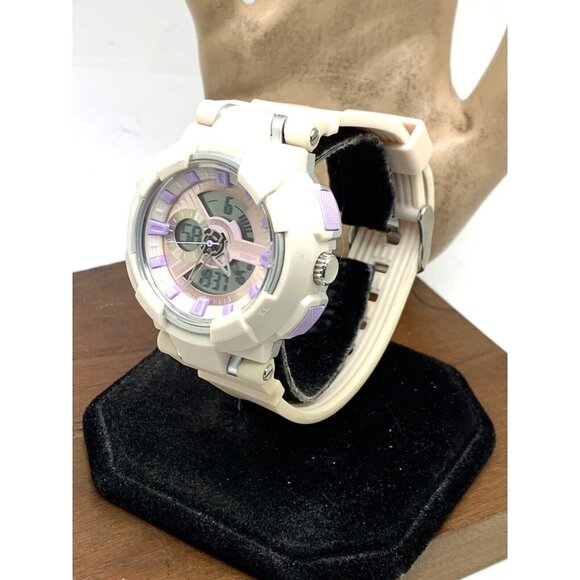 Armitron Women's Watch 25/6451 Quartz Analog Digital Pink Purple Dial Re… - Picture 2 of 14